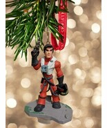 Disney Infinity Star Wars POE DAMERON Action Figure Custom Holiday Ornament - $364.64 MXN