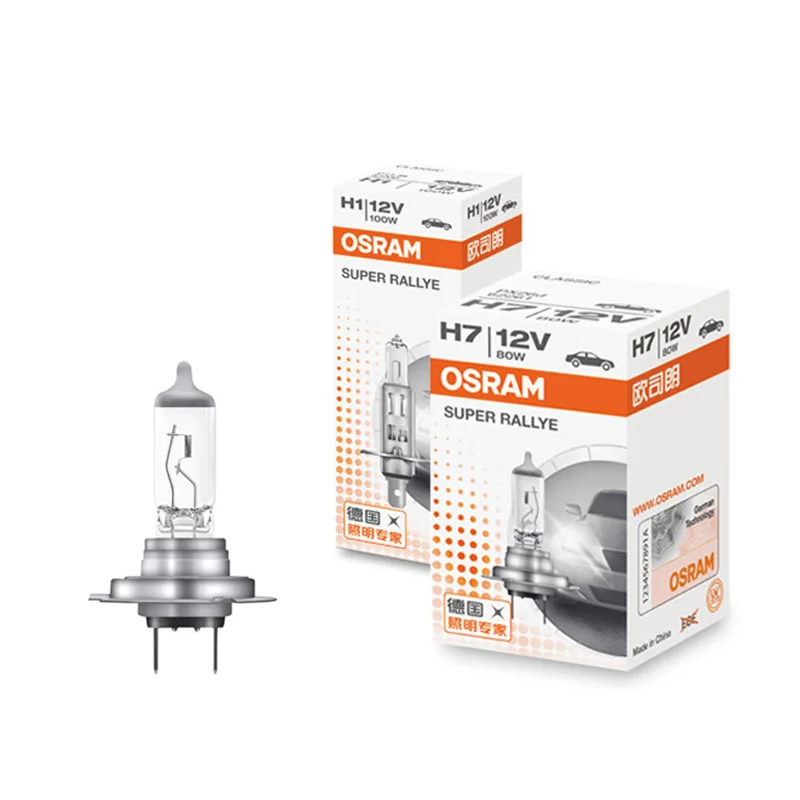 1pc For OSRAM H7 H4 H3 H1 12V Standard Lamp White Light  Headlight Auto Fog Lamp - £106.13 GBP