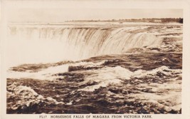 Horseshoe Falls of Niagara from Victoria Park Real Photo RPPC Postcard D17 - £2.34 GBP