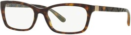 Burberry Eyeglasses BE2220 3002 52mm Dark Havana / Demo Lens - $96.95