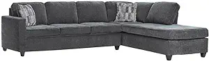 Coaster Furniture McCord 2-Piece Cushion Back Dark Grey Sectional 509347 - $1,707.99
