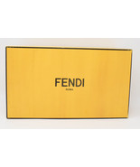 Fendi Roma Empty Yellow Shoe Box Only w Tissue 12 x 7 x 4 1/2 - $39.60