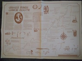 Grass River Canoe Route Poster Manitoba Dept of Natural Resources Parks ... - £15.93 GBP