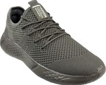 Men&#39;s Dark Grey Mesh Breathable Lightweight Running Sneakers Size 9 - $39.99