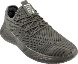 Men&#39;s Dark Grey Mesh Breathable Lightweight Running Sneakers Size 9 - £31.96 GBP