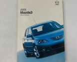 2005 Mazda 3 Owners Manual Handbook OEM D01B15025 - $14.84