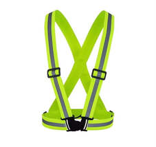 High Visibility Reflective Straps for Construction Workers Runners &amp; Bic... - $9.99
