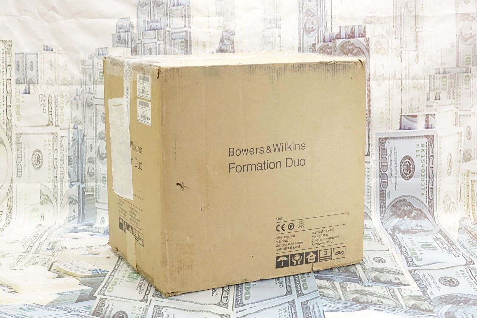 Bowers &amp; Wilkins Formation Duo Wireless 2 Way Bookshelf Speaker (Pair) B... - $2,783.99