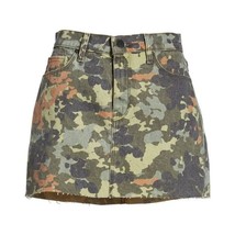 NWT Womens Size 31 Hudson Jeans The Viper Camo Cutoff Denim Mini Skirt - £32.14 GBP