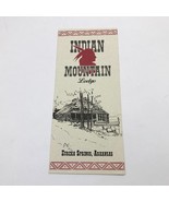 Indian Mountain Lodge Brochure Eureka Springs Arkansas 1990&#39;s - $129.72 MXN
