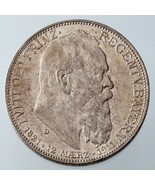 1911-D German States Bavaria 2 Marks 90th Birthday KM #997 XF+/AU - $955.14 MXN