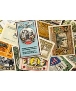 1920&#39;s Germany Notgeld Money 25pc People - Bielefeld, Lauenburg, Nurnberg - $104.94