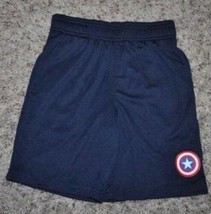 Boys Shorts Marvel Hero Avengers Captain America Blue Pull On Active-sz 6 - £8.03 GBP
