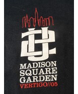 U2 Vertigo Tour 2005 Official Madison Square Gardens T-shirt 2XL Made in... - $122.75 CAD