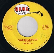 The McCoys Come On Let&#39;s Go 45 rpm Little People Canadian Pressing - £3.15 GBP
