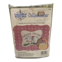 Bucilla Gallery of Stitches Collectibles 32908 Welcome Friends Cross Stitch *New - $8.00