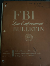 FBI Law Enforcement Bulletin September 1964 J Edgar Hoover Henry Ford Ne... - $47.50