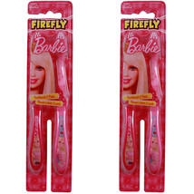 Pack of (2) New Barbie Toothbrush Twin Pack By Smile Guard Dr. Fresh - £5.53 GBP