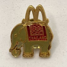 McDonald’s Thailand Elephant Fast Food Employee Crew Enamel Lapel Hat Pin - £7.82 GBP