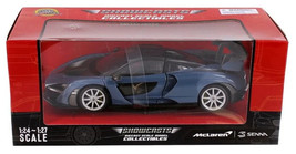 2019 McLaren Senna 1/24 Scale Diecast Model by MotorMax - BLUE w/ BOX - £26.78 GBP