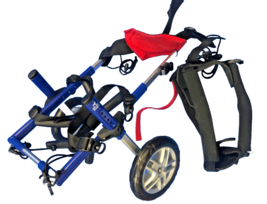 Walkin’ Wheels Adjustable Small Dog Wheelchair w/ Belly Support — Lightl... - $3,304.79 MXN