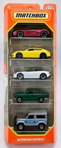 Matchbox Autobahn Express 5 Pack, 1:64 Scale Vehicles - $13.81