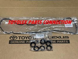 Genuine Toyota 11213-36020 &amp; 11193-36010 Valve Cover Gasket Kit 10 Pcs Total - £23.20 GBP