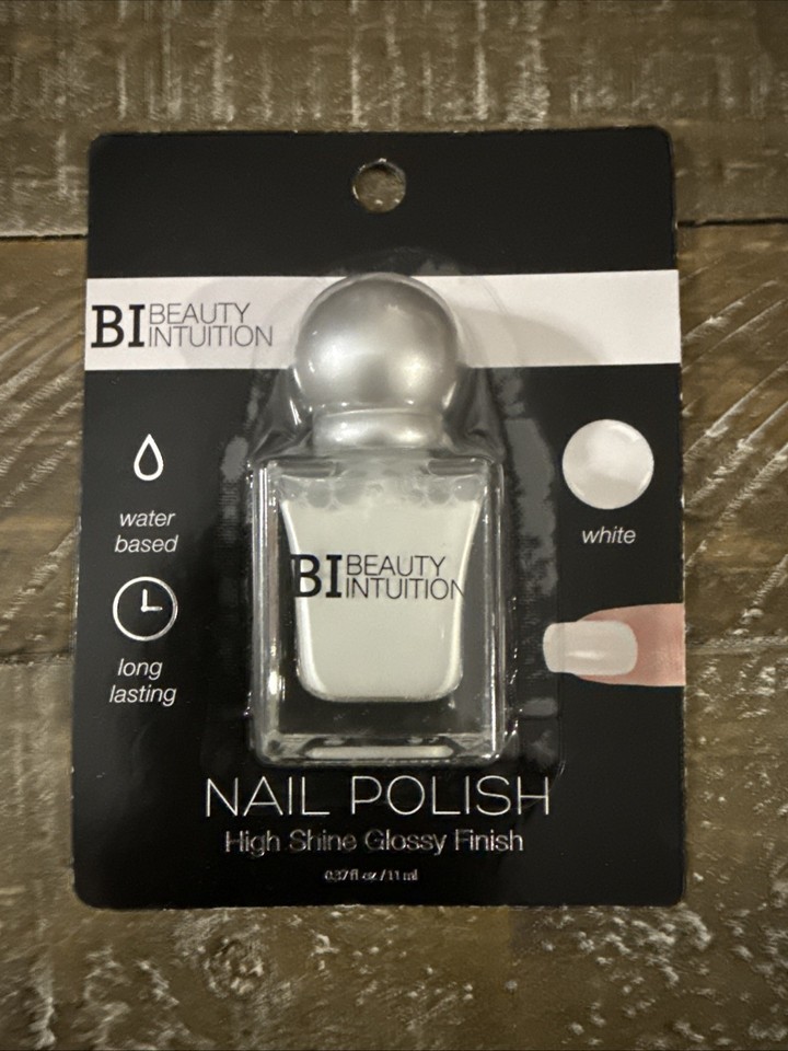 Beauty Intuition Nail Polish High Shine Glossy Finish White - $38.38