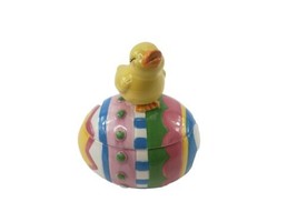 Cracker Barrel Easter Eggs Duck Collection Ceramic Candy Dish Decor - £6.21 GBP