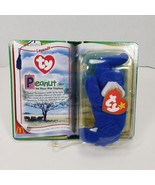 Ty Beanie Baby McDonalds Peanut the Royal Blue Elephant, In Original Box - $100.98