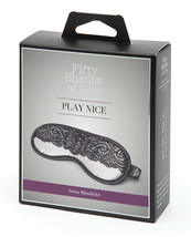 Fifty Shades Of Grey Play Nice Satin &amp; Lace Blindfold - £8.86 GBP