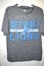 NFL Team Apparel Boys Detroit Lions T-Shirt Sizes XSmall 4-5 or Large 12... - $12.59