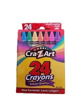 Cra-Z-Art 24 Count Smoother Brighter Colors Crayons  School Creativity - £2.23 GBP