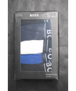 Hugo Boss Mens 5-Pack Multicolor Stretch Cotton Trunk Boxer Shorts Under... - $52.62 CAD
