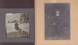 Merton W. Varrell (2) Cabinet Photos, Son of Josiah &amp; Estelle - Portsmouth, NH - £23.59 GBP