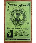 Julian Lennon Poster Concerto John Son - Fotografie Smile Agosto 20 - $61.53 CAD