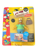 Playmates The Simpsons Series 2 World of Springfield Pin Pal Homer Actio... - £14.68 GBP