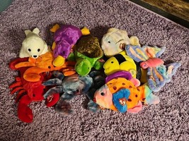 TY BEANIE BUDDIES COLLECTION~~LOT OF 10 BEANIE BUDDY New Sea Life Bright... - $69.25