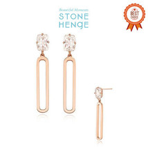 [Stonehenge] Silver earrings SC1145 Korean brand jewelry - £62.95 GBP