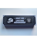 NEW NFL Las Vegas Raiders Admit One Liftime Membership Ticket 11&#39;&#39; x 3.5... - $20.15 CAD