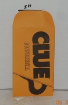 2008 Hasbro Clue Replacement Envelope Only - £3.68 GBP