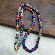 Collana di perle vintage in stile africano e veneziano #mx-5 - $877.34 MXN
