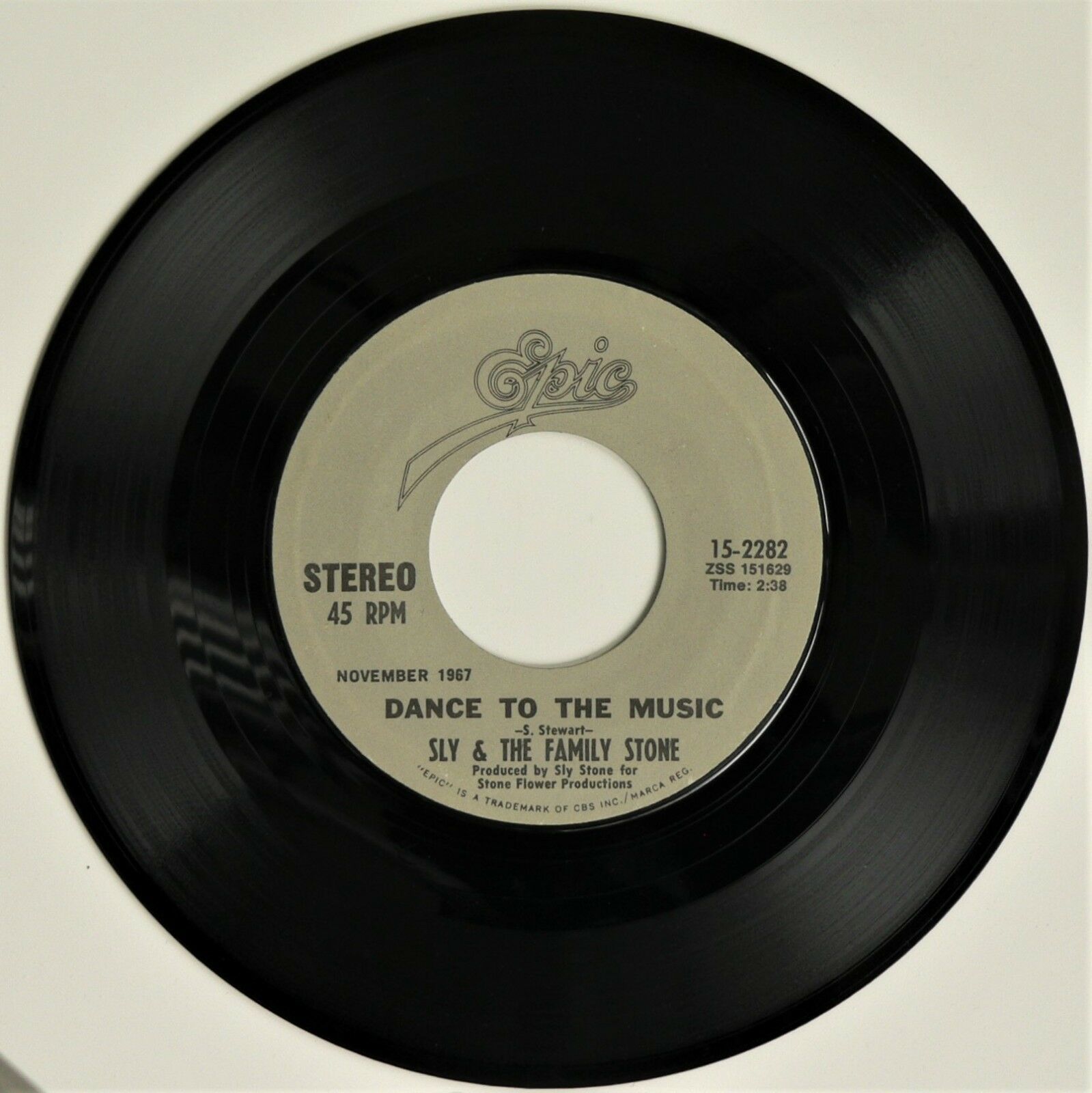 SLY &amp; THE FAMILY STONE - DANCE TO THE MUSIC / LIFE - EX - 7&quot; 45rpm - Epi... - $8.90