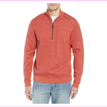 Tommy Bahama Flipsider Reversible Quarter-Zip Pullover, Color: Red, Size... - $98.51