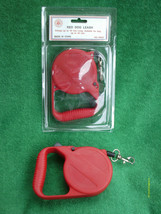 Retractable Red Dog Leash Extending to 10 ft Suitable for Dog UP TO 20 Lbs New - £14.94 GBP