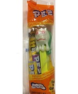 New Pez Dispenser White Green Ghost Monster Characters Glow In The Dark - $17.46 CAD