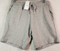 ASOS Sweat Shorts Mens Size Small Gray Cotton Pockets Elastic Waist Drawstring - £11.87 GBP