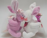 Annalee Valentines Day Kissing Bunnies Magnetic 2004 - £25.50 GBP