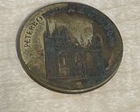 Vintage Peterborough Cathedral England Souvenir Travel Challenge Coin KG JD - £15.81 GBP