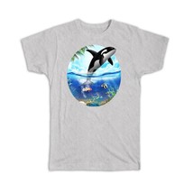 Killer Whale Jumping : Gift T-Shirt Fish Underwater Life Animal Nature For Kids  - £14.21 GBP
